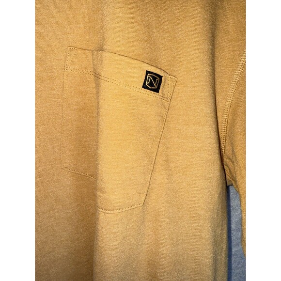 Noble Outfitters Men’s Size XL Tshirt Work Tee Short Sleeve Yellow - Picture 3 of 9